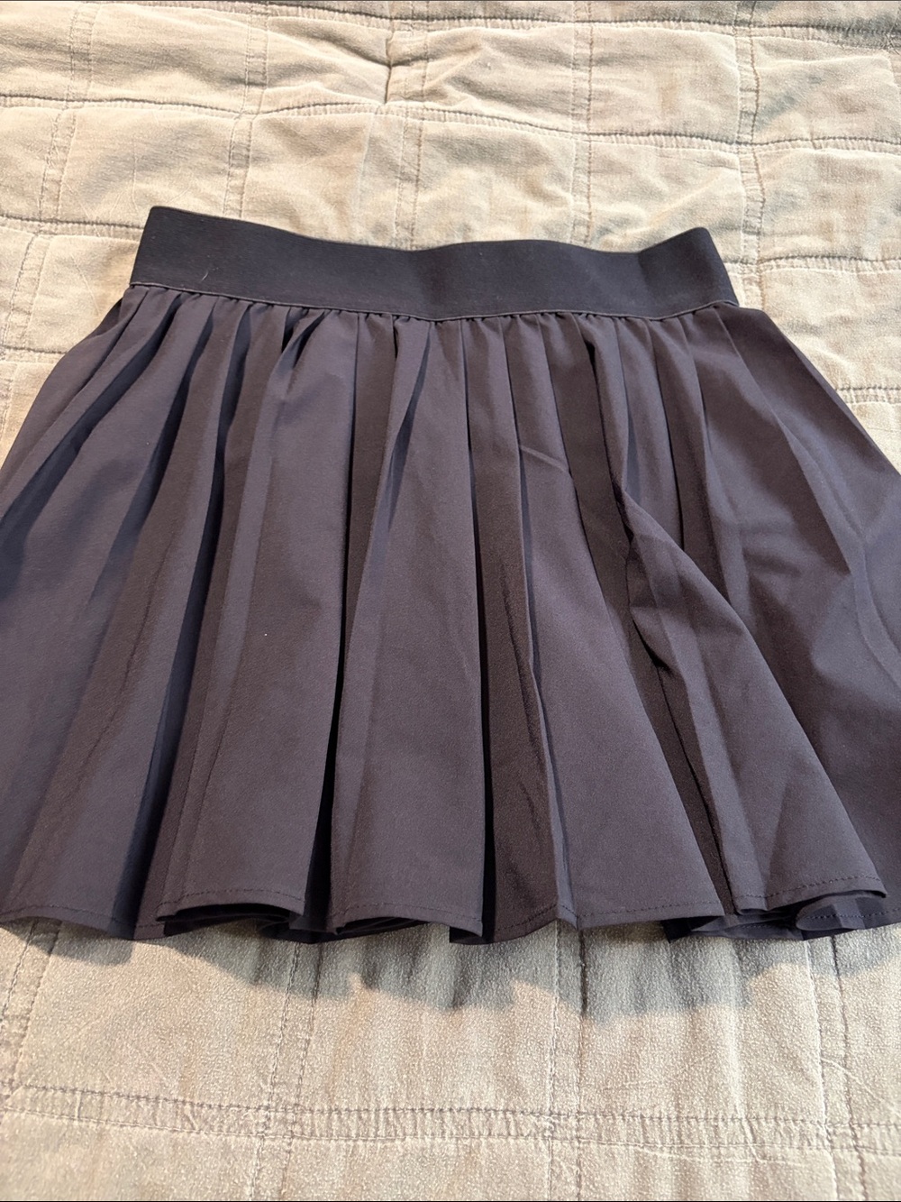Garage Black Pleated Mini Skirt